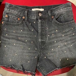 Levi’s size 28 wedgie jeans denim shorts